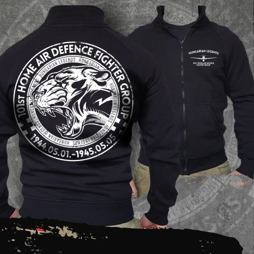 101. Puma férfi cipzáras, galléros pulóver