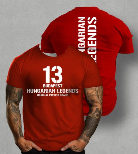 13 - BUDAPEST férfi rövid ujjú póló