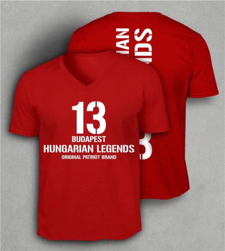 13 - BUDAPEST férfi v-nyakú póló