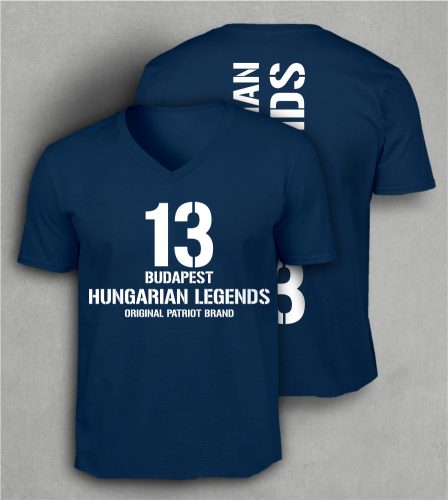 13 - BUDAPEST férfi v-nyakú póló