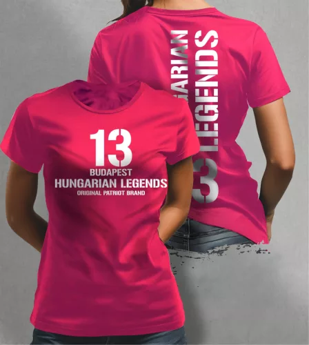 13 - BUDAPEST női rövid ujjú póló