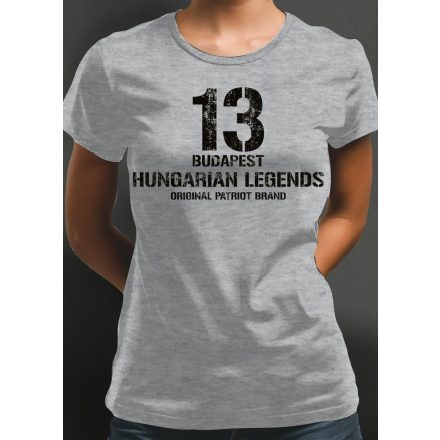 13 - BUDAPEST - limitált női rövid ujjú póló - S