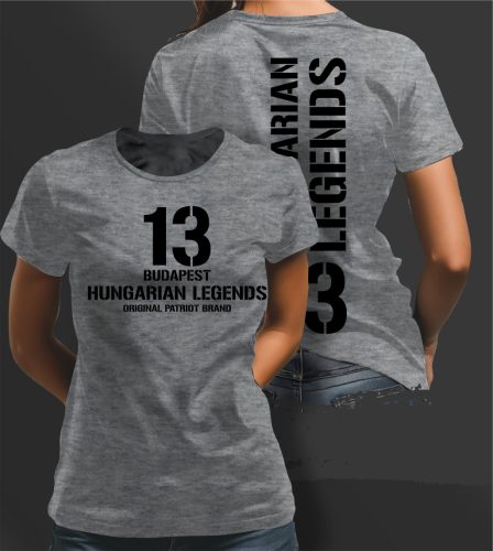 13 - BUDAPEST - limitált női rövid ujjú póló - L