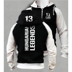 13 - BUDAPEST férfi kapucnis, cipzáras pulóver