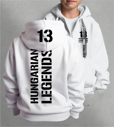 13 - BUDAPEST gyerek kapucnis, cipzáras pulóver