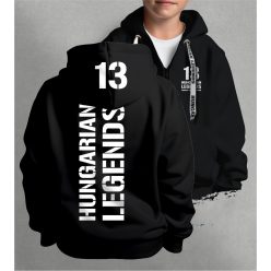 13 - BUDAPEST gyerek kapucnis, cipzáras pulóver