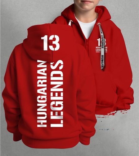 13 - BUDAPEST gyerek kapucnis, cipzáras pulóver