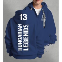 13 - BUDAPEST gyerek kapucnis, cipzáras pulóver