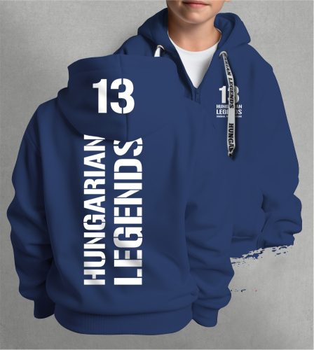 13 - BUDAPEST gyerek kapucnis, cipzáras pulóver