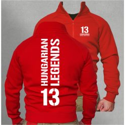 13 - BUDAPEST férfi cipzáras, galléros pulóver