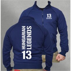 13 - BUDAPEST férfi cipzáras, galléros pulóver