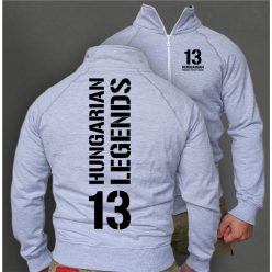 13 - BUDAPEST férfi cipzáras, galléros pulóver