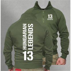 13 - BUDAPEST férfi cipzáras, galléros pulóver