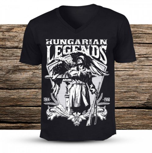 1914-1918 férfi v-nyakú póló