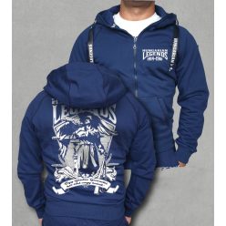 1914-1918 férfi kapucnis, cipzáras pulóver