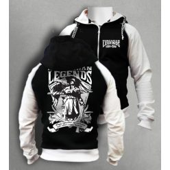 1914-1918 férfi kapucnis, cipzáras pulóver