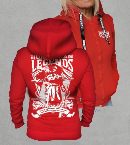 1914-1918 női cipzáras, kapucnis pulóver