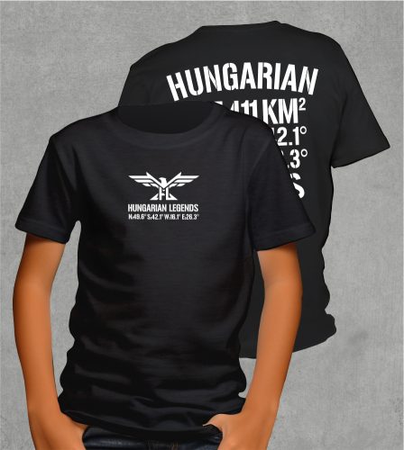 Hungarian Legends - 325 411 KM² gyerek rövid ujjú póló