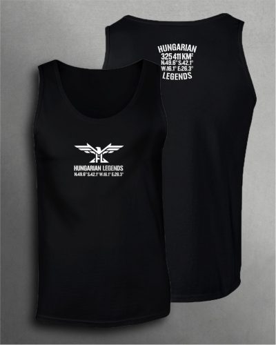 Hungarian Legends - 325 411 KM² férfi ujjatlan póló