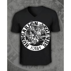 Álmos vezér férfi v-nyakú póló