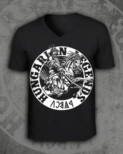 Álmos vezér férfi v-nyakú póló