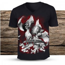 Angyal 2021 férfi v-nyakú póló