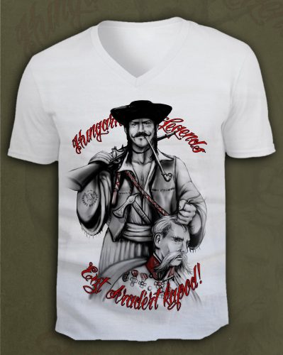 Ezt Aradért kapod férfi v-nyakú póló