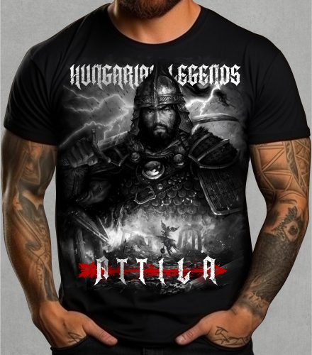 Attila - Isten kardja férfi rövid ujjú póló