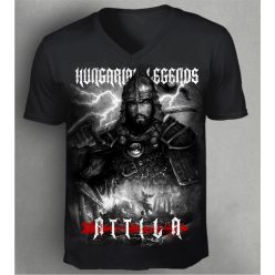 Attila - Isten kardja férfi v-nyakú póló