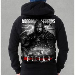 Attila - Isten kardja férfi kapucnis, belebújós pulóver