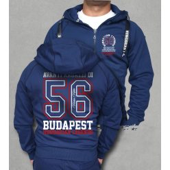 Avanti férfi kapucnis, cipzáras pulóver