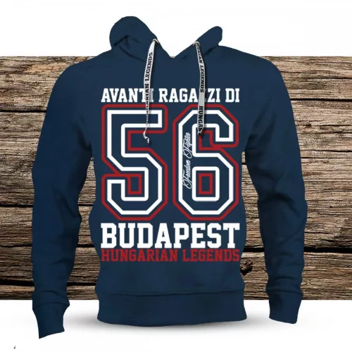 Avanti férfi kapucnis, belebújós pulóver