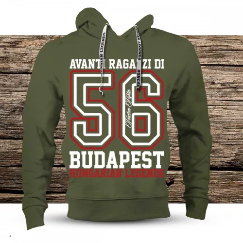 Avanti férfi kapucnis, belebújós pulóver