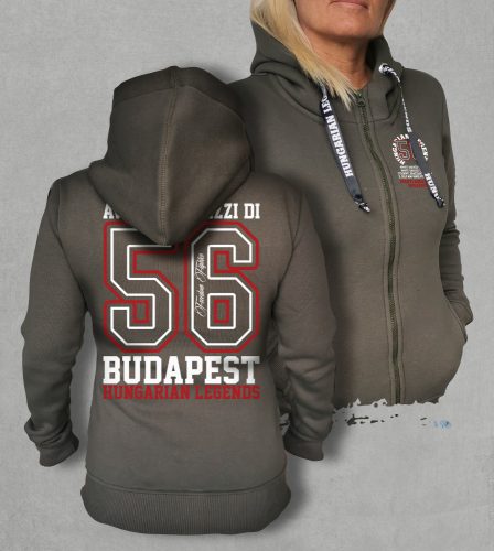 Avanti női cipzáras, kapucnis pulóver