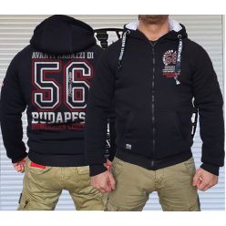 Avanti férfi sherpa béléses cipzáras pulóver