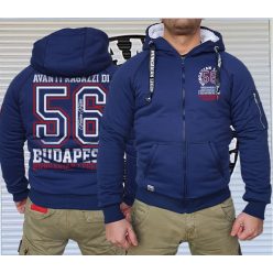 Avanti férfi sherpa béléses cipzáras pulóver