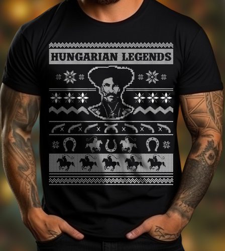 Magyar betyár - XMAS férfi rövid ujjú póló