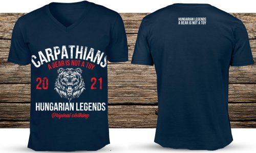  A medve nem játék! - férfi v-nyakú póló