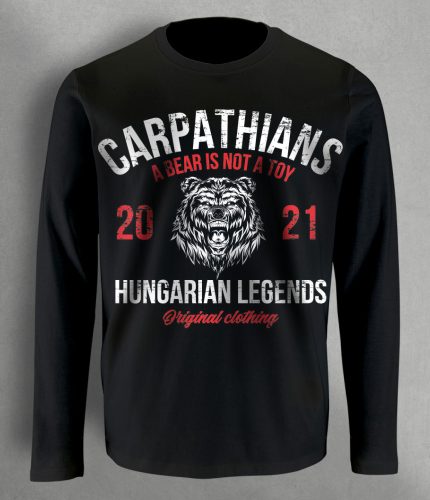 A medve nem játék! -  férfi hosszú ujjú póló