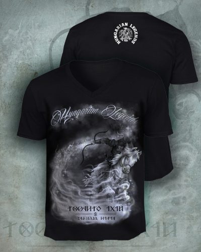 Csaba királyfi csillagösvénye férfi v-nyakú póló