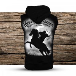   Csaba királyfi csillagösvénye férfi kapucnis, cipzáras mellény