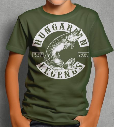 CSUKA - Esox Lucius gyerek rövid ujjú póló