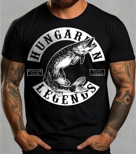 CSUKA - Esox Lucius férfi rövid ujjú póló