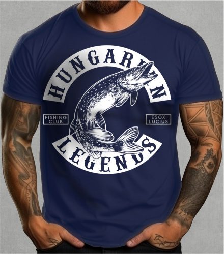 CSUKA - Esox Lucius férfi rövid ujjú póló