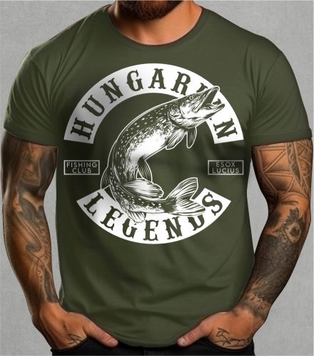 CSUKA - Esox Lucius férfi rövid ujjú póló