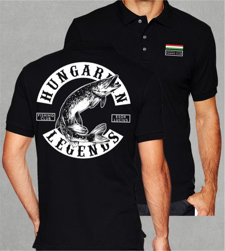 CSUKA - Esox Lucius  férfi galléros póló