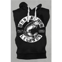 CSUKA - Esox Lucius férfi kapucnis, belebújós mellény