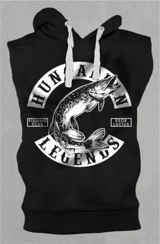 CSUKA - Esox Lucius férfi kapucnis, belebújós mellény