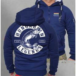   CSUKA - Esox Lucius férfi sherpa béléses cipzáras pulóver