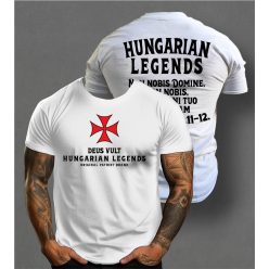 Deus Vult férfi rövid ujjú póló